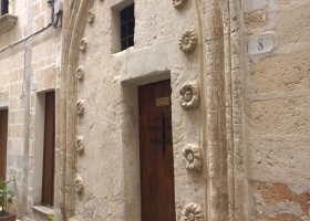 Vico degli ebrei e sinagoga